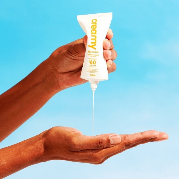 Encontraproduto.com.br - Protetor Solar Fps 60 Creamy 50ml – Sem óleo, Toque Seco, Efeito Matte, Resistente à água E Suor