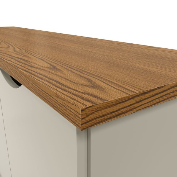 Encontraproduto.com.br - Buffet Prism 4 Portas Com Prateleiras Luxo Patrimar Móveis