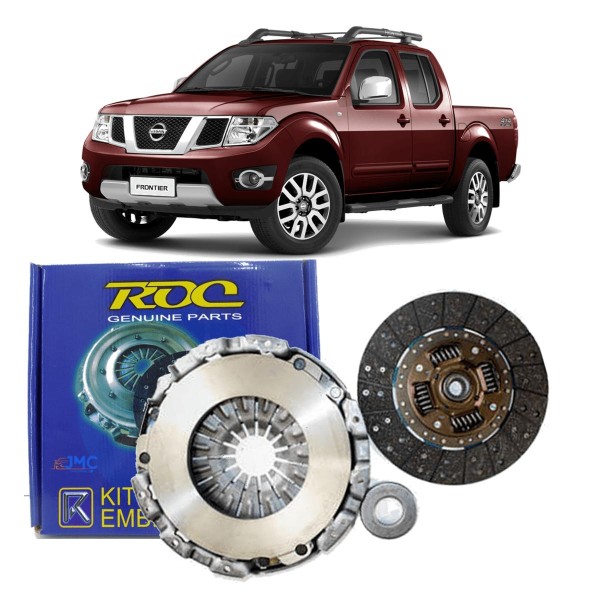 Kit Embreagem Nissan Frontier 2.5 16V 2013 A 2016 Com Rolame