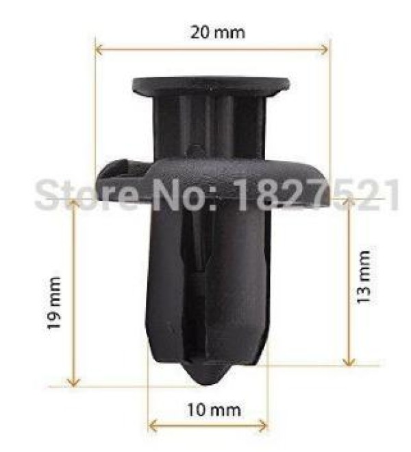 Encontraproduto.com.br - Grampo Fixacao Parachoque New Civic 06 (Tambem Serve Fixaca