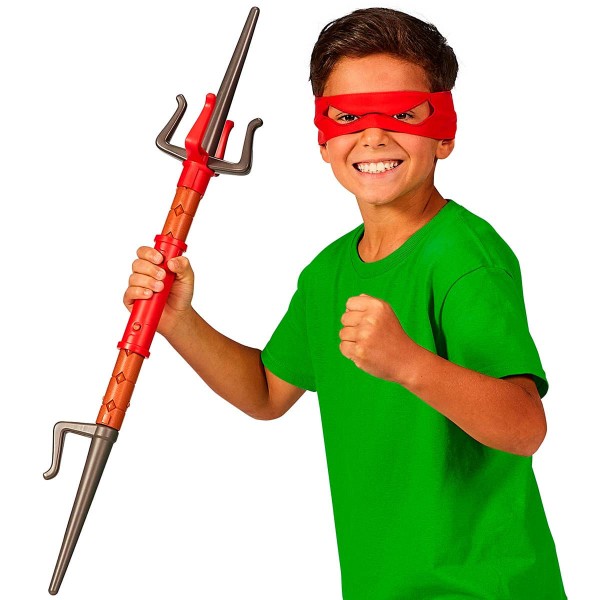Encontraproduto.com.br - Bandana e Sais do Raphael - Tartarugas Ninja Mutations