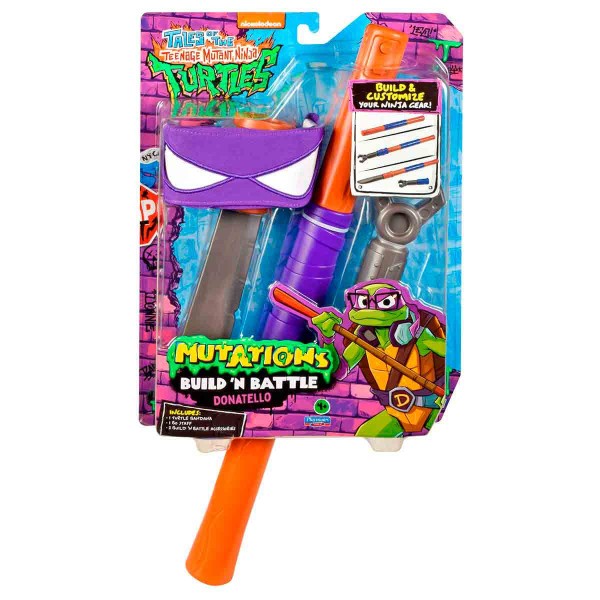 Encontraproduto.com.br - Bandana e Bastão do Donatello - Tartarugas Ninja Mutations