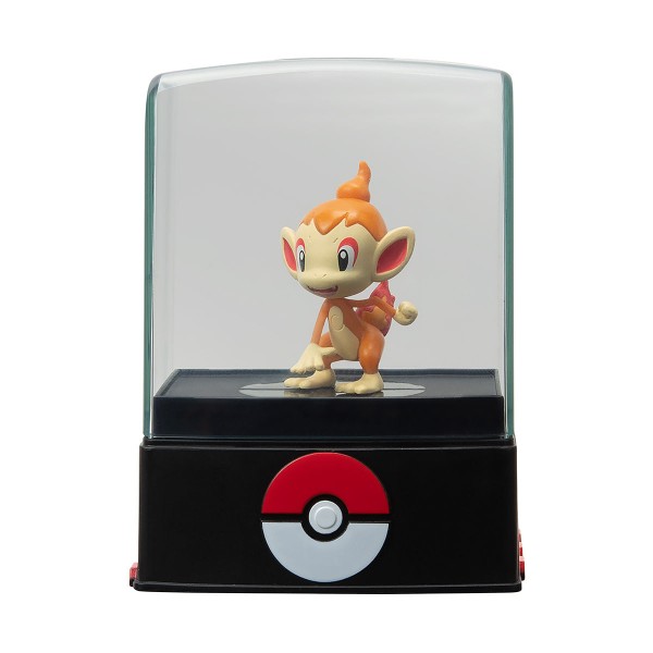Encontraproduto.com.br - Boneco Chimchar De 4Cm Com Case - Pokémon Série Select
