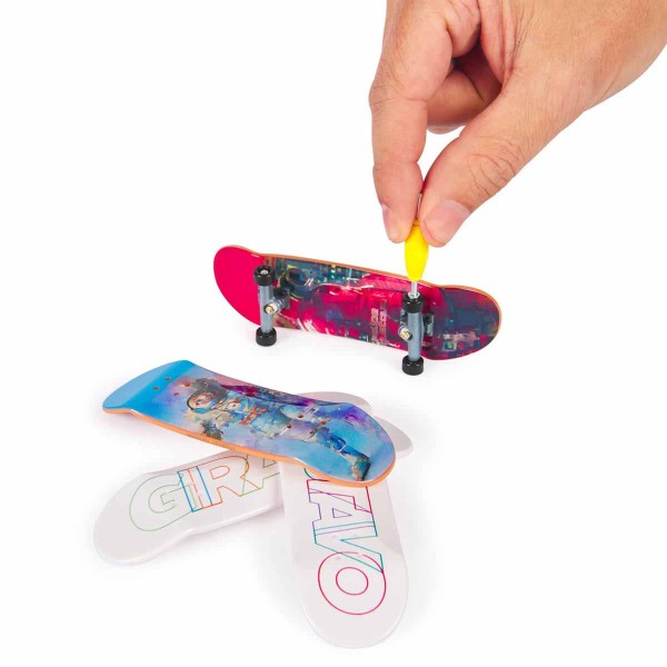 Encontraproduto.com.br - Kit 4 Skate De Dedo Coleção Felipe Paris 2024 - Tech Deck