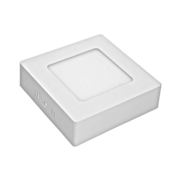Encontraproduto.com.br - Luminária Plafon 6w Led Quadrado Sobrepor 6500k