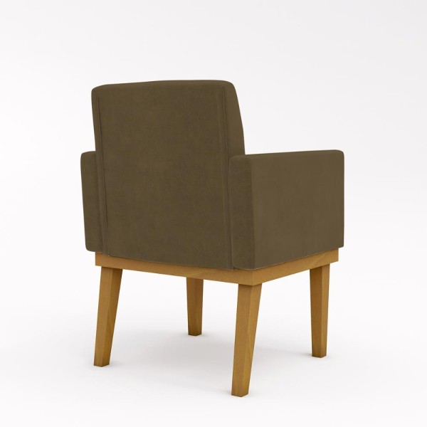 Encontraproduto.com.br - Poltrona Com Base Decoração Copa Do Mundo Brasil Cor:marrom