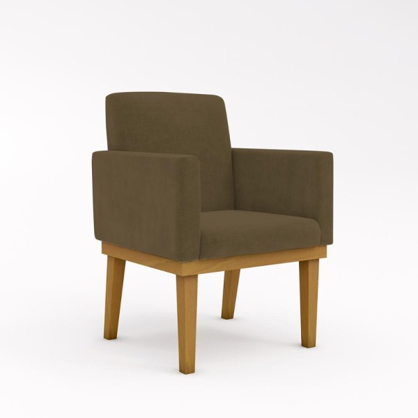 Encontraproduto.com.br - Poltrona Com Base Decoração Copa Do Mundo Brasil Cor:marrom