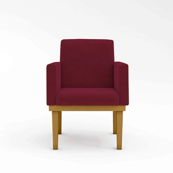 Encontraproduto.com.br - Poltrona Com Base Copa Do Mundo Brasil marsala