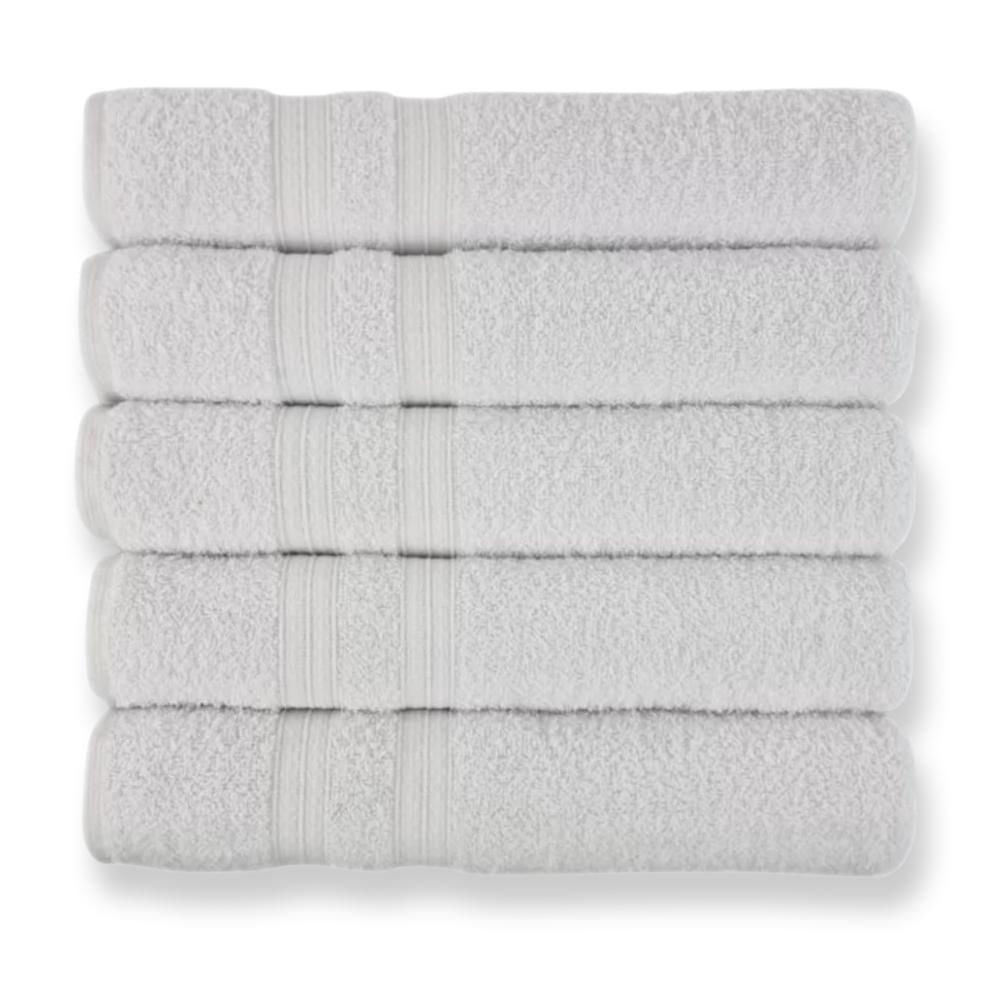Encontraproduto.com.br - Kit 10 Toalhas para Hoteis Super Grossa Felpuda e Macias 5 Toalhas Banho e 5 Toalhas Rosto 100% Algodão Beka Luxo Branco