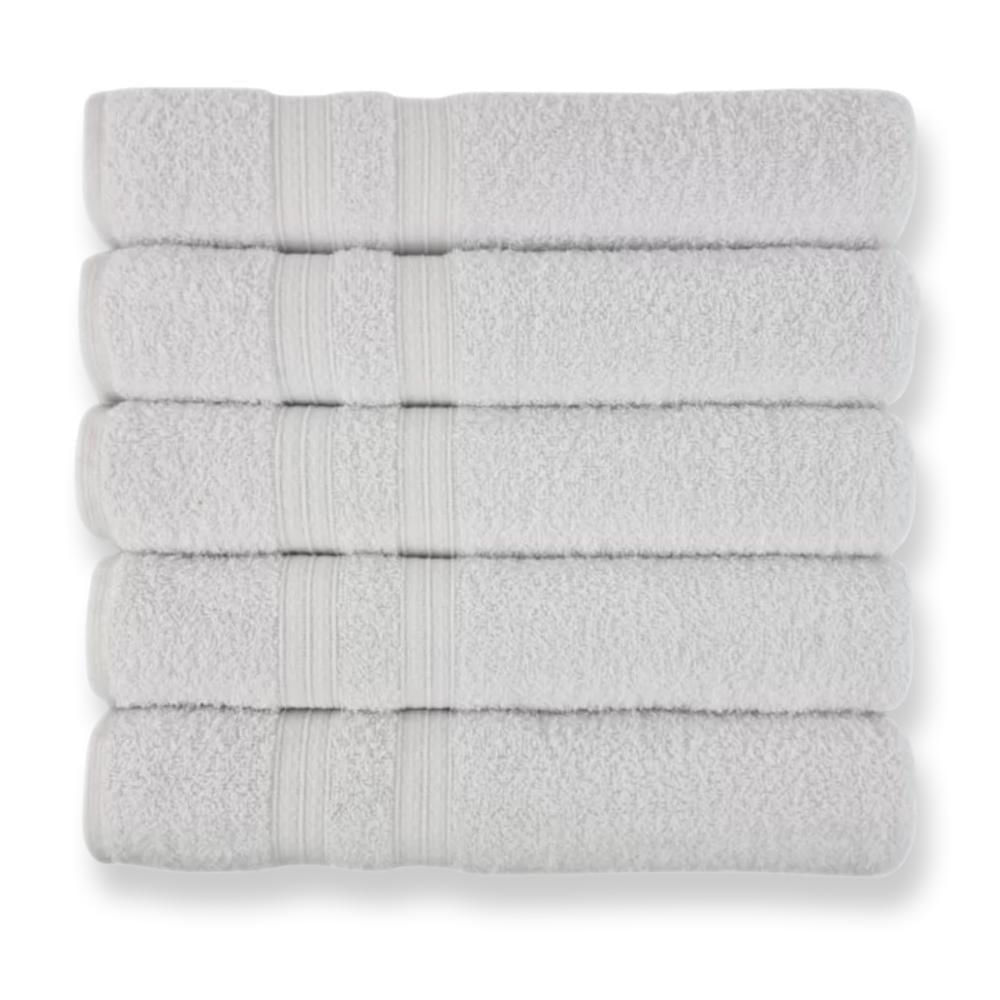 Encontraproduto.com.br - Kit 10 Toalhas para Hoteis Super Grossa Felpuda e Macias 5 Toalhas Banho e 5 Toalhas Rosto 100% Algodão Beka Luxo Branco