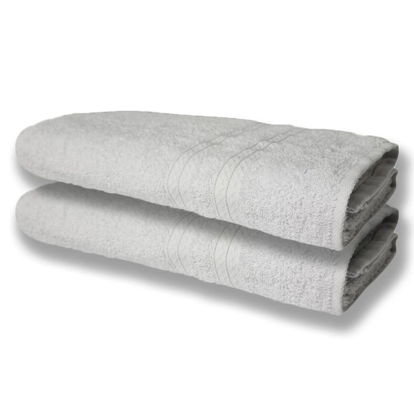 Encontraproduto.com.br - 2 Toalhas Super Felpudas Grande E Grossa Algodão 80x150 It?lia Soft Beka - Branco