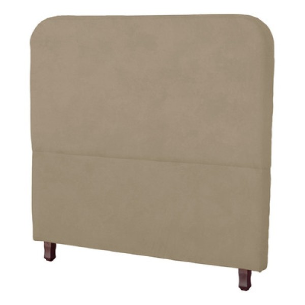 Encontraproduto.com.br - Cabeceira Casal Queen Estofada Para Cama Box Lizza Veludo Bege Escuro