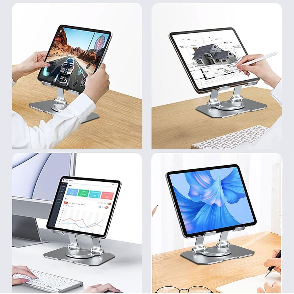 Encontraproduto.com.br - Suporte Mesa Notebook Tablet Celular 360 Graus Dobravel