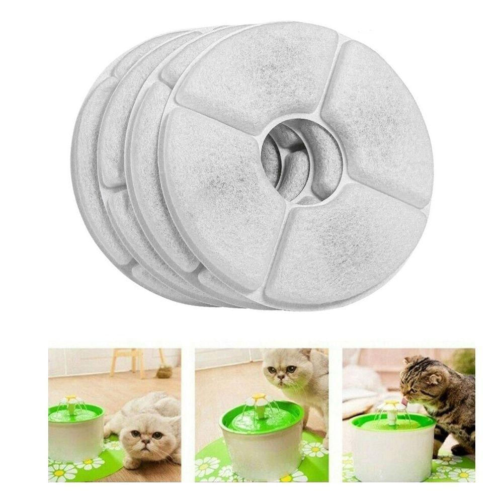 Encontraproduto.com.br - Refil Filtro 4 Unidades Carvao Ativado Pet Gato Cachorro Animais Estimaçao Fonte Bebedouro Agua Limpa Potavel