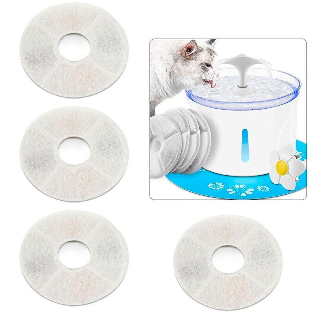 Encontraproduto.com.br - Refil Filtro 4 Unidades Carvao Ativado Pet Gato Cachorro Animais Estimaçao Fonte Bebedouro Agua Limpa Potavel