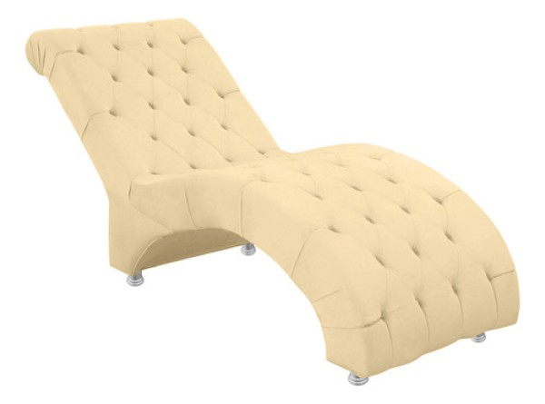 Encontraproduto.com.br - Espreguiçadeira Recamier Divã Para Sala E Clínica Veludo Cor Azul Claro