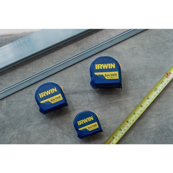 Encontraproduto.com.br - Trena Standard Profissional Com Trava 8 Metros 25mm Irwin