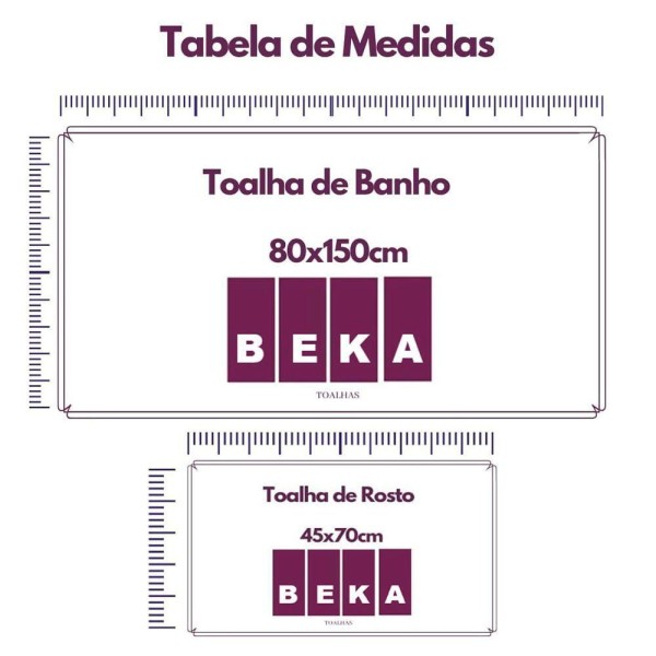 Encontraproduto.com.br - Jogo Com Toalhas Luxury Soft Beka 1 Banho + 1 Rosto Luxo Rosê