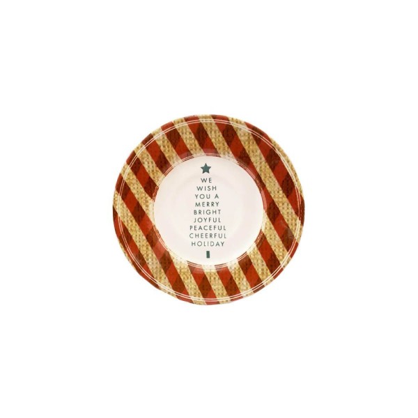 Encontraproduto.com.br - Kit 6 Xícaras De Chá C/pires De Natal Joy Classific 250ml Alleanza