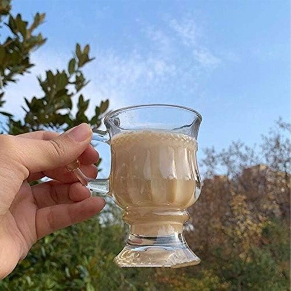 Encontraproduto.com.br - Jogo 12 Caneca De Café 117ml Hanover Vidro Cristalino Transparente Xícara Em Casa Tem