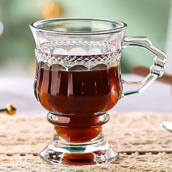 Encontraproduto.com.br - Jogo 12 Caneca De Café 117ml Hanover Vidro Cristalino Transparente Xícara Em Casa Tem