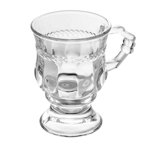 Encontraproduto.com.br - Jogo 12 Caneca De Café 117ml Hanover Vidro Cristalino Transparente Xícara Em Casa Tem