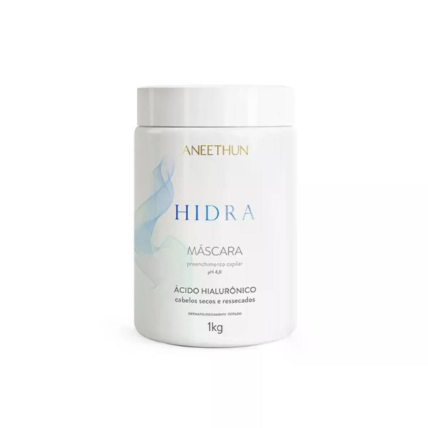 Encontraproduto.com.br - Kit Aneethun Hidra - Shampoo 1L + Máscara 1kg + Ampolas 13ml (3Unidades)