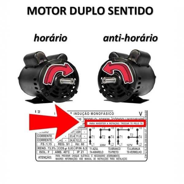 Encontraproduto.com.br - Motor Elétrico Mono 3Cv Alta Rotação Ip44 C/ Polia E Serra