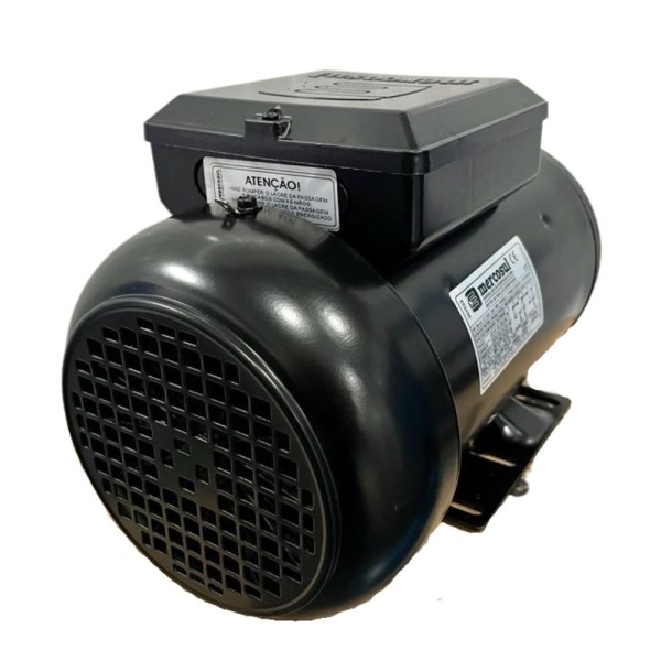 Encontraproduto.com.br - Motor Elétrico Mono 3Cv Alta Rotação Ip44 C/ Polia E Serra