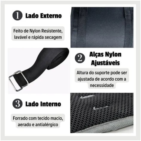 Encontraproduto.com.br - Suporte Para Cachorro Deficiente Peitoral Auxiliar Tam pp