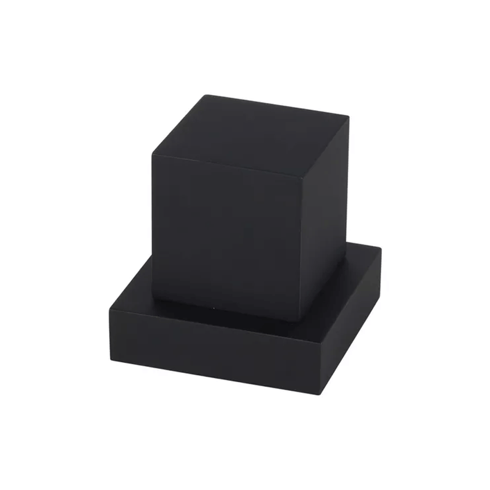 Encontraproduto.com.br - Kit 10 Acabamentos Registro Quadrado Black Matte Padrão Deca - Levo