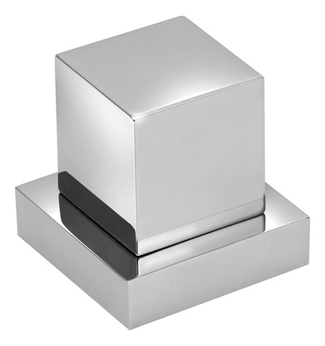 Acabamento Registro Quadrado Metal Cromado Padrão Deca - Levo
