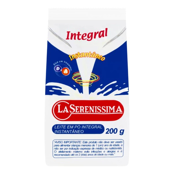Encontraproduto.com.br - Leite em Pó La Serenissima Instantâneo 200g