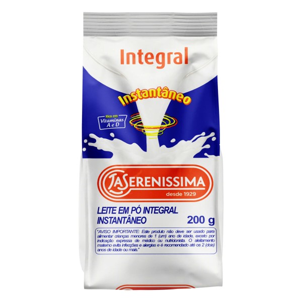 Encontraproduto.com.br - Leite em Pó La Serenissima Instantâneo 200g