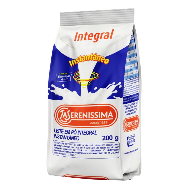 Encontraproduto.com.br - Leite em Pó La Serenissima Instantâneo 200g