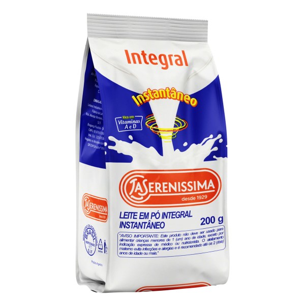 Encontraproduto.com.br - Leite em Pó La Serenissima Instantâneo 200g