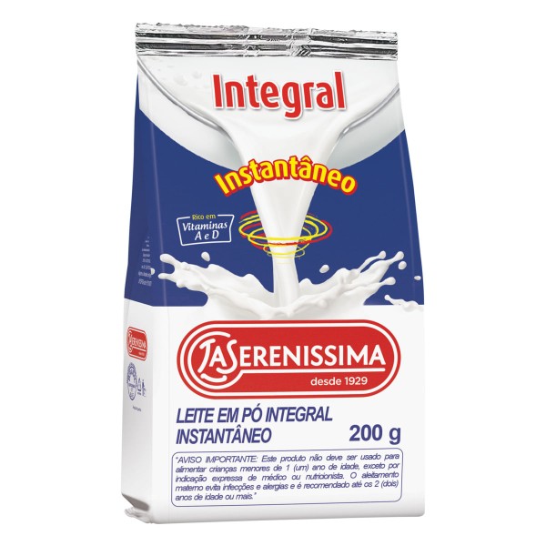 Encontraproduto.com.br - Leite em Pó La Serenissima Instantâneo 200g