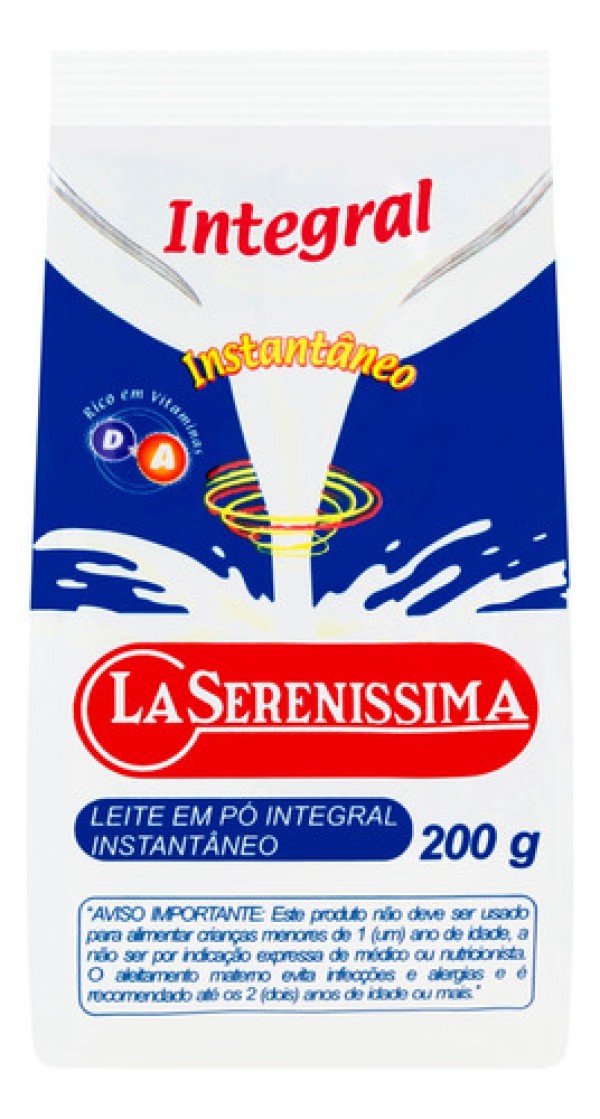 Encontraproduto.com.br - Leite em Pó La Serenissima Instantâneo 200g