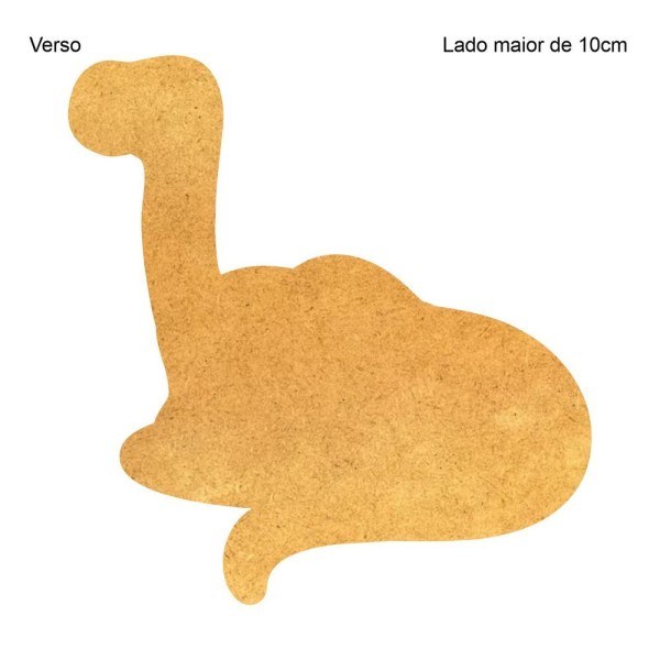 Aplique Mdf 3mm Adesivado 10 Cm Dinossauro Md 1