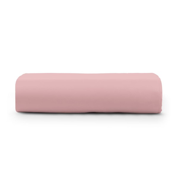 Encontraproduto.com.br - Lençol Casal Cintilante Percal 180 Fios 100% Algodão sem Elástico - Rosa