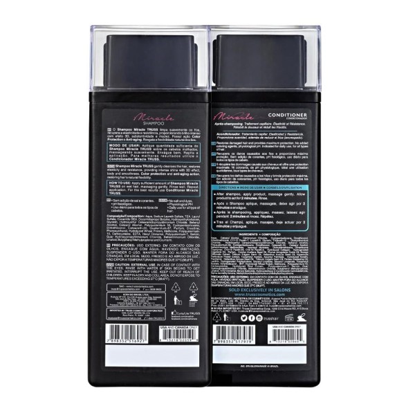 Kit Truss Miracle Shampoo 300ml + Condicionador 300ml