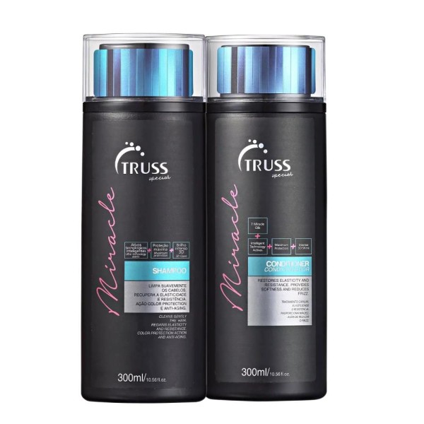 Encontraproduto.com.br - Kit Truss Miracle Shampoo 300ml + Condicionador 300ml