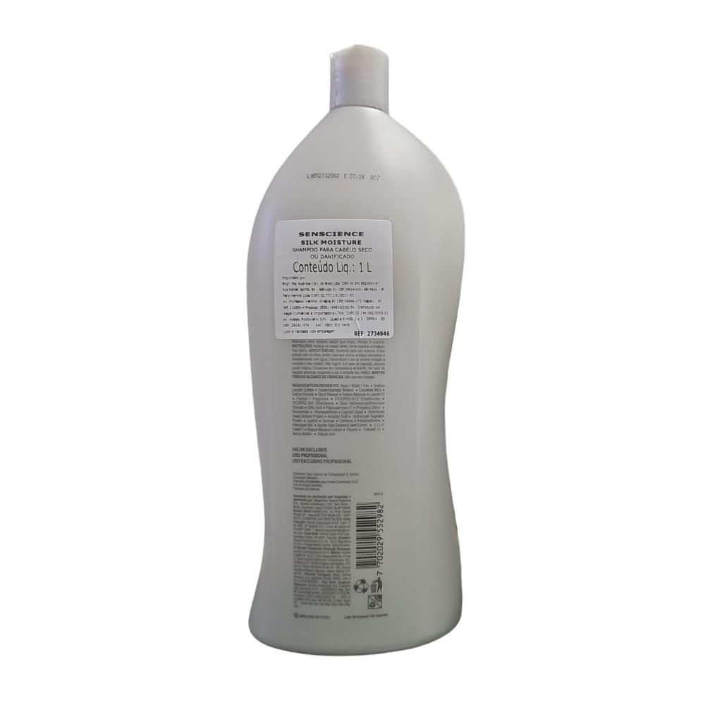 Encontraproduto.com.br - Kit Senscience Silk Moisture Shampoo 1L + Inner intensif 500ml + Inner Moisturizing 200ml