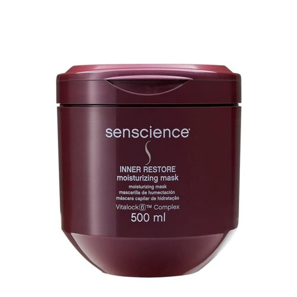 Encontraproduto.com.br - Kit Senscience Silk Moisture Shampoo 1 Litro e Condicionador 1 Litro + Inner Restore Máscara 500ml