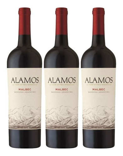 Vinho Argentino Malbec Alamos 375ml