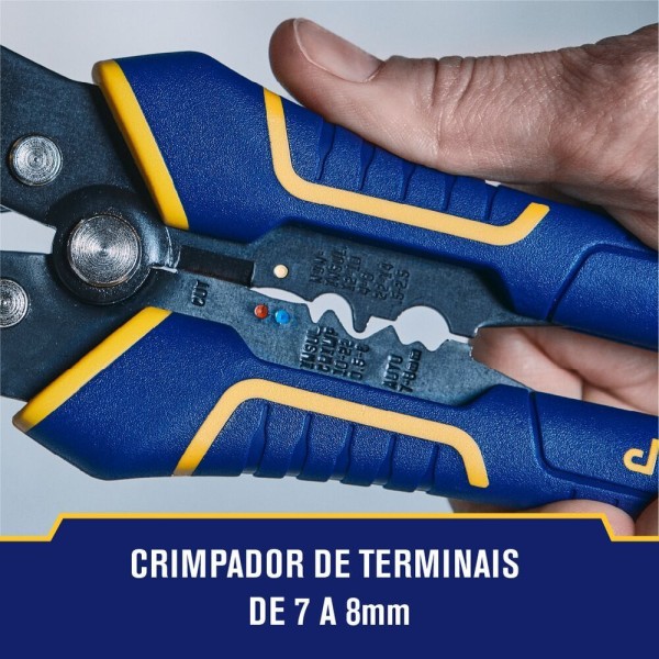 Encontraproduto.com.br - Kit Alicate Descascador Irwin + Trena Manual Com Trava Std