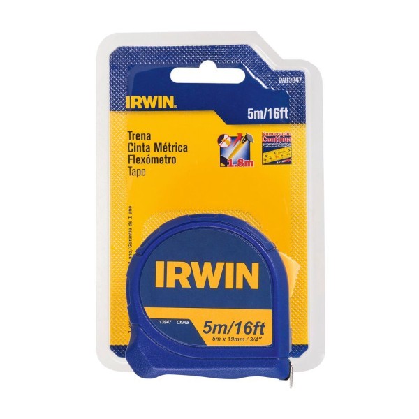 Encontraproduto.com.br - Kit Alicate Descascador Irwin + Trena Manual Com Trava Std