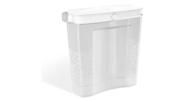 Encontraproduto.com.br - Porta Sabão Em Pó Com Dosador Lavanderia -branco Cor:branco