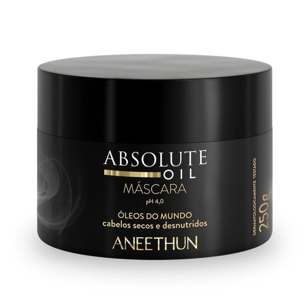 Encontraproduto.com.br - Kit Aneethun Absolute Oil - Máscara 250ml + Finalizador 210ml + Óleo 55ml
