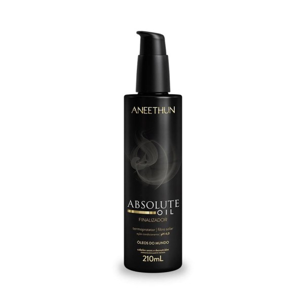 Encontraproduto.com.br - Kit  Aneethun Absolute Oil - Shampoo 300ml + Máscara 250ml + Óleo 55ml + Finalizador 210ml